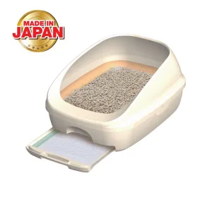 15% OFF: Unicharm Deo Toilet Half Cover Cat Litter Box (Natural Ivory)