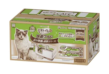 15% OFF: Unicharm Deo Toilet Wide Litter System High Wall Cat Litter Tray