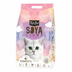 30% OFF: Kit Cat Soya Clump Confetti Cat Litter 7L