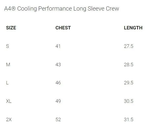 A4 Cooling Performance Long SLeeve D1