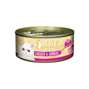 Aatas Cat Creamy Chicken & Shirasu in Gravy 80g