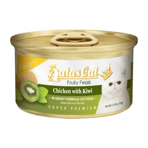 Aatas Cat Finest Fruity Feast Chicken with Kiwi in Gravy 70g