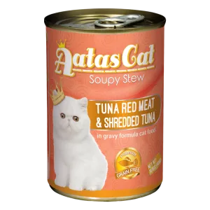 Aatas Cat Soupy Stew Tuna Red Meat with Shredded Tuna in Gravy 400g