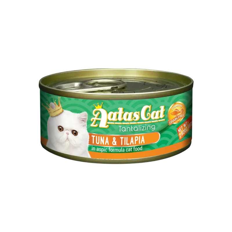 Aatas Cat Tantalizing Tuna & Tilapia 80g