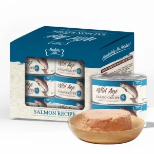 Absolute Bites Wild Age Cats Complete & Balanced Diet Salmon Recipe (6 x 80g)