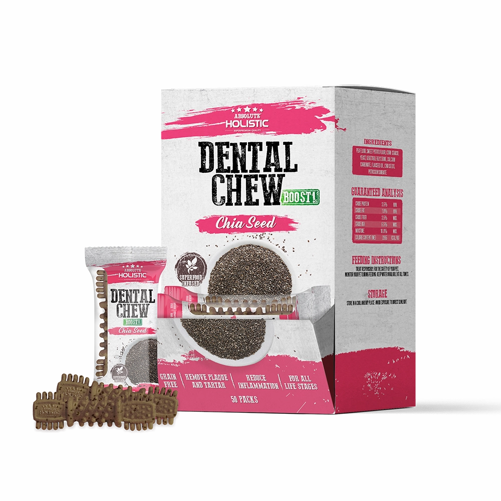 Absolute Holistic Dog Boost Dental Chew Chia Seed 25g (4")