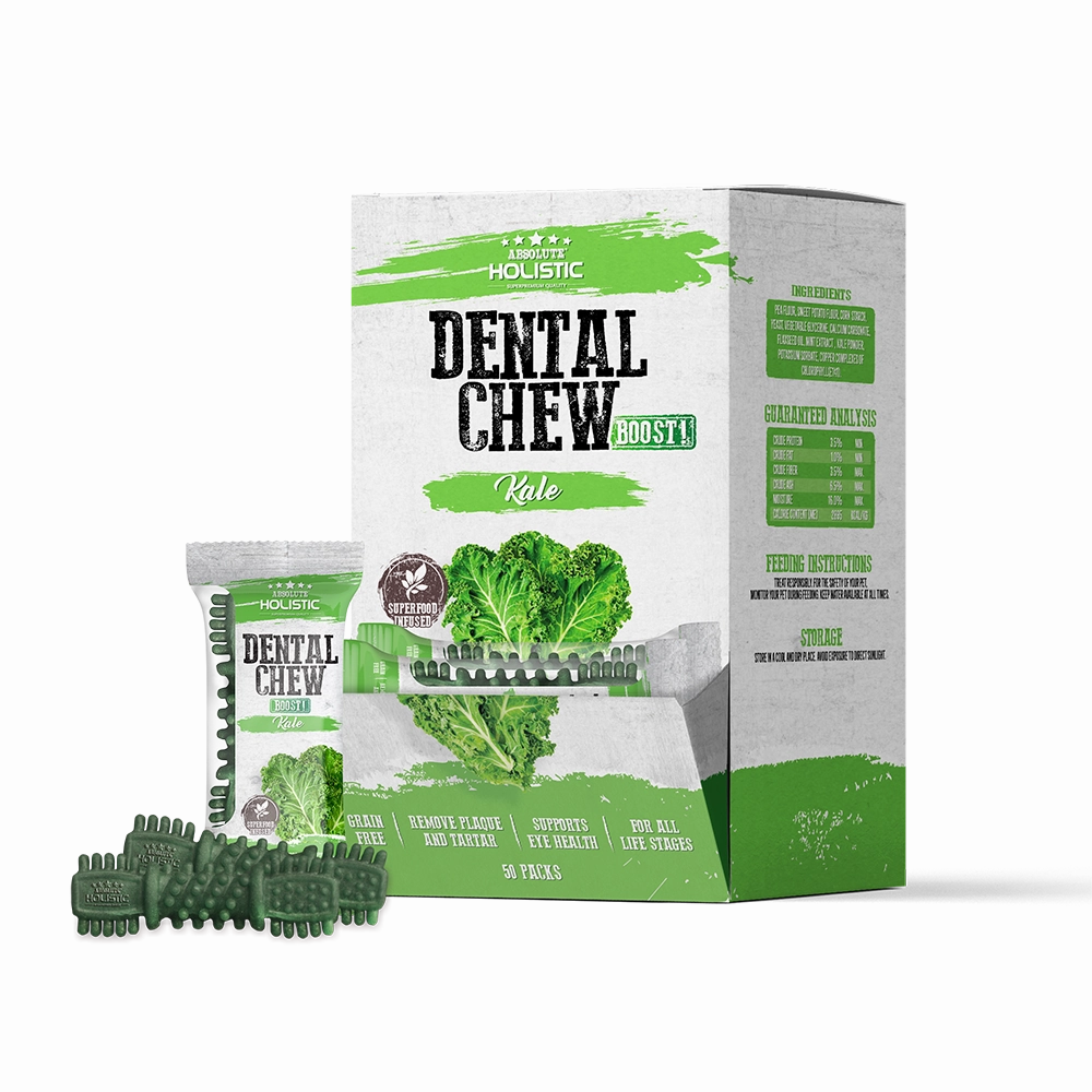 Absolute Holistic Dog Boost Dental Chew Kale 25g (4")