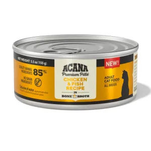 ACANA Chicken   Fish Recipe in Bone Broth Wet Cat Food