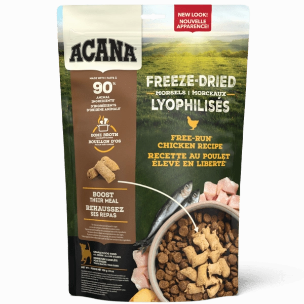 ACANA Free-Run Chicken Recipe Freeze Dried Dog Food, Morsels