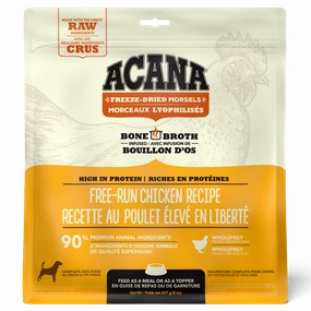ACANA Free-Run Chicken Recipe Freeze Dried Dog Food, Morsels