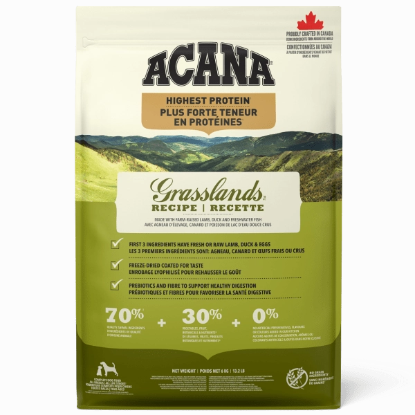 ACANA Highest Protein Grasslands Recipe Dry Dog Food