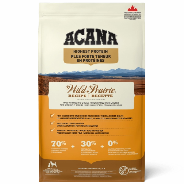 ACANA Highest Protein Wild Prairie Recipe Dry Dog Food