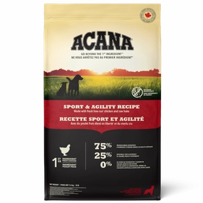 ACANA Sport & Agility Recipe Dry Dog Food, 11.4kg