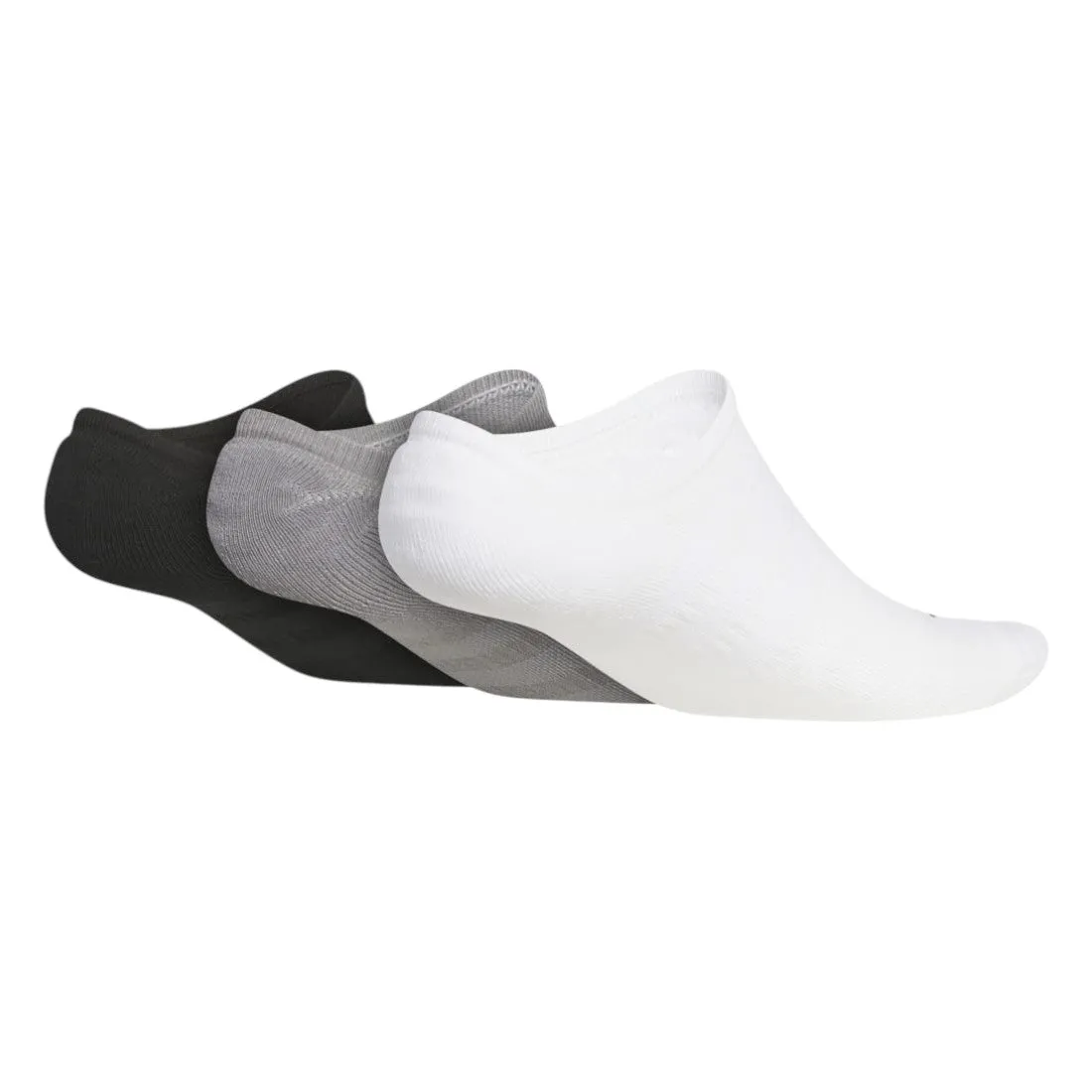 adidas 3 Pack No Show Golf Socks JI9115