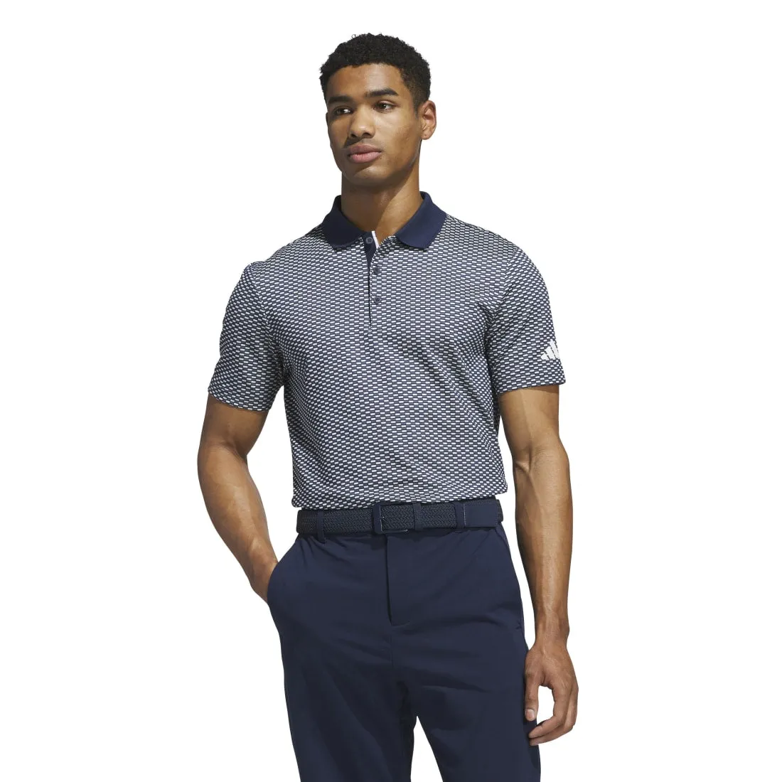 adidas Beyond Textured Golf Polo Shirt JH1344