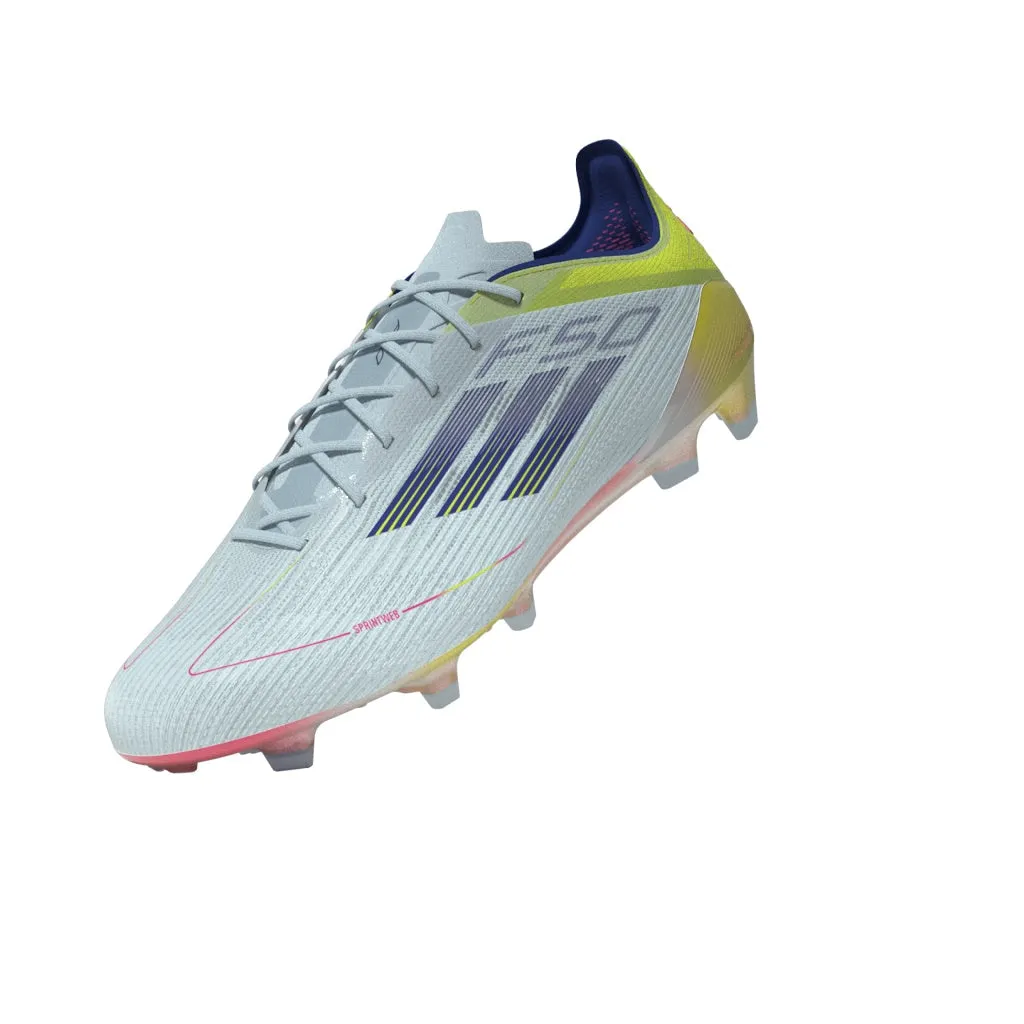adidas F50 Elite FG Firm Ground - White/Blue/Sesoye