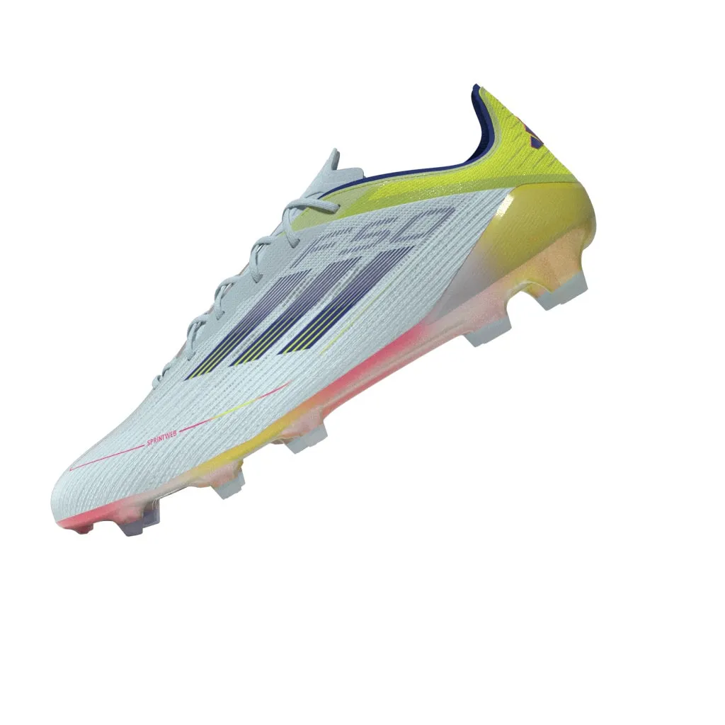 adidas F50 Elite FG Firm Ground - White/Blue/Sesoye