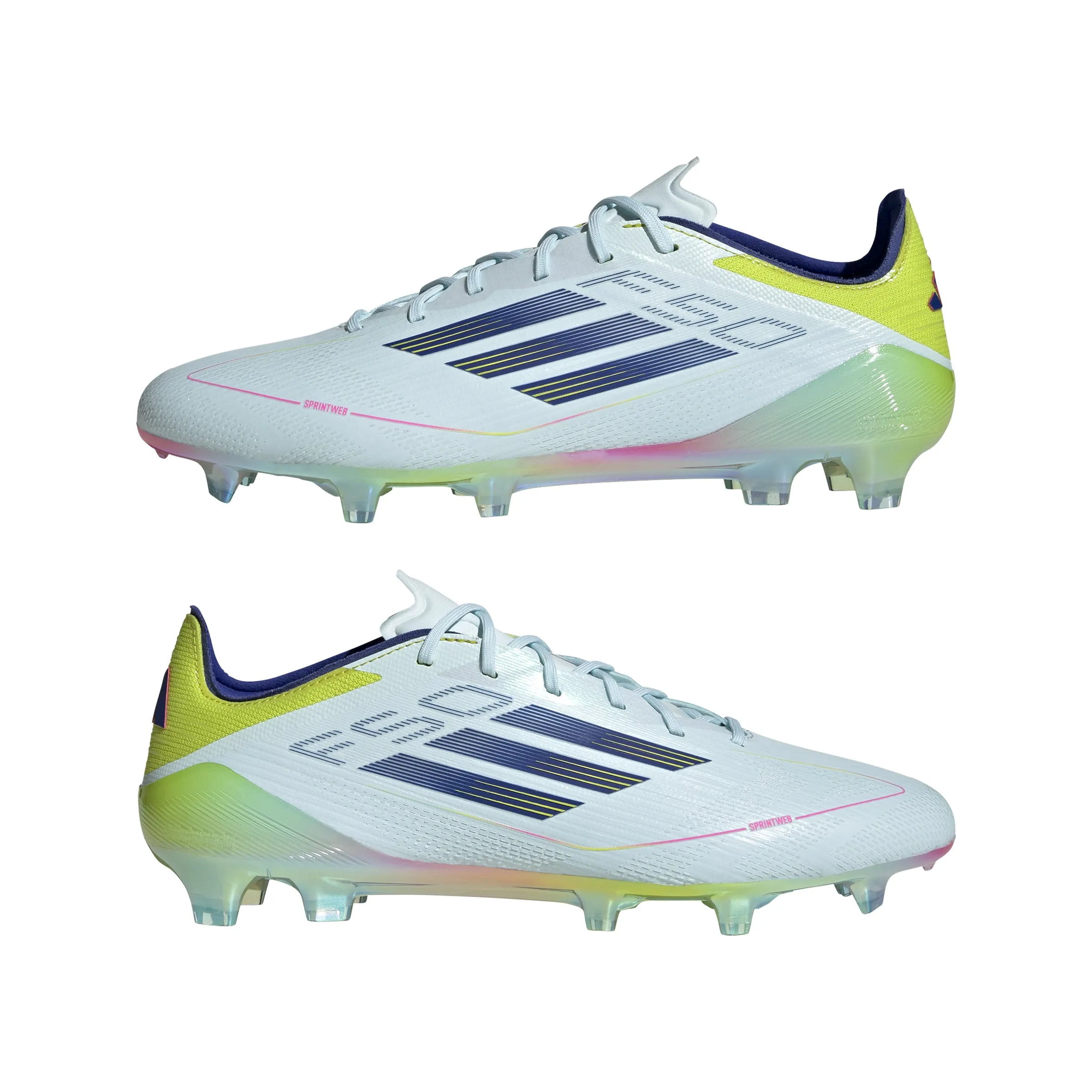 adidas F50 Elite FG Firm Ground - White/Blue/Sesoye