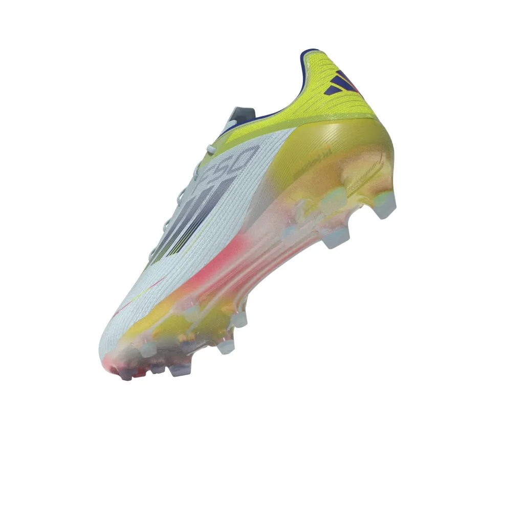adidas F50 Elite FG Firm Ground - White/Blue/Sesoye