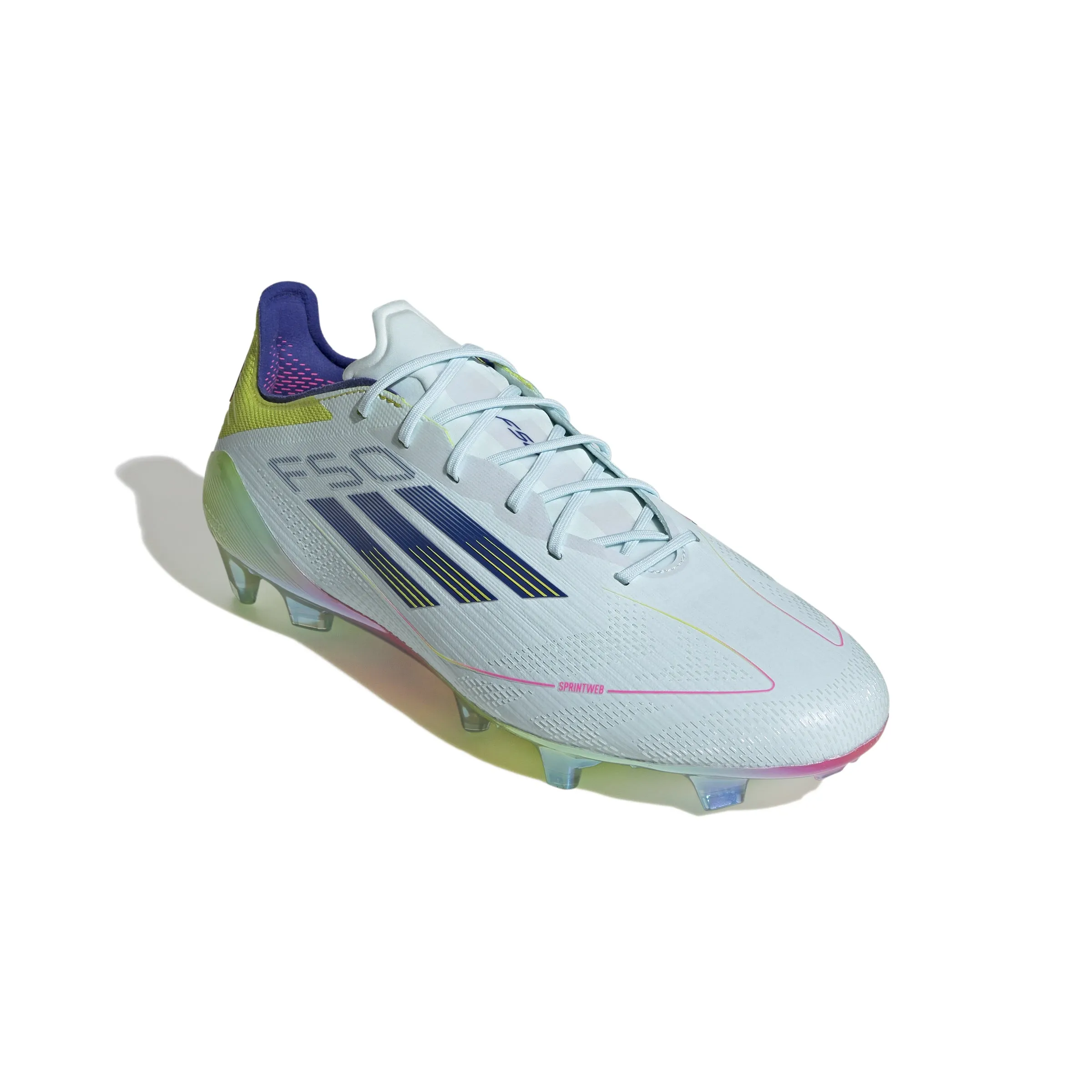 adidas F50 Elite FG Firm Ground - White/Blue/Sesoye