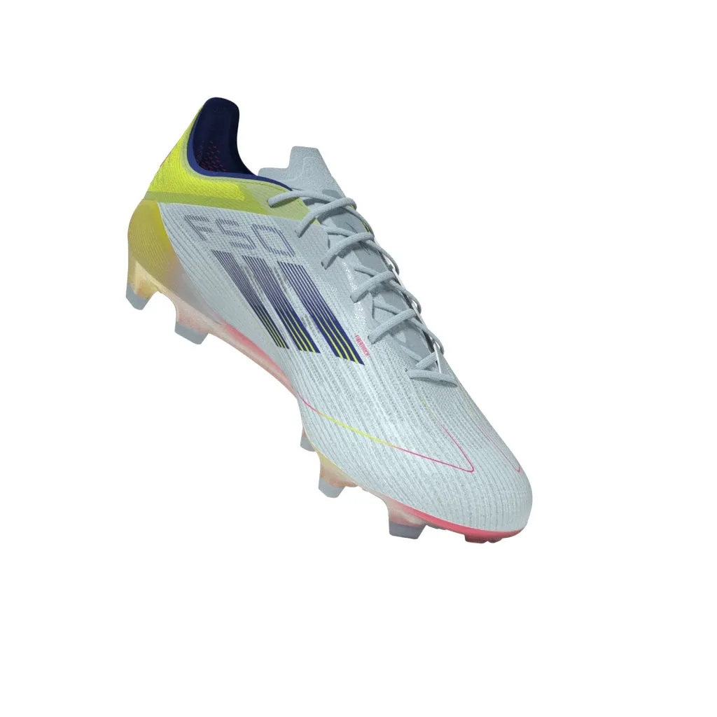 adidas F50 Elite FG Firm Ground - White/Blue/Sesoye