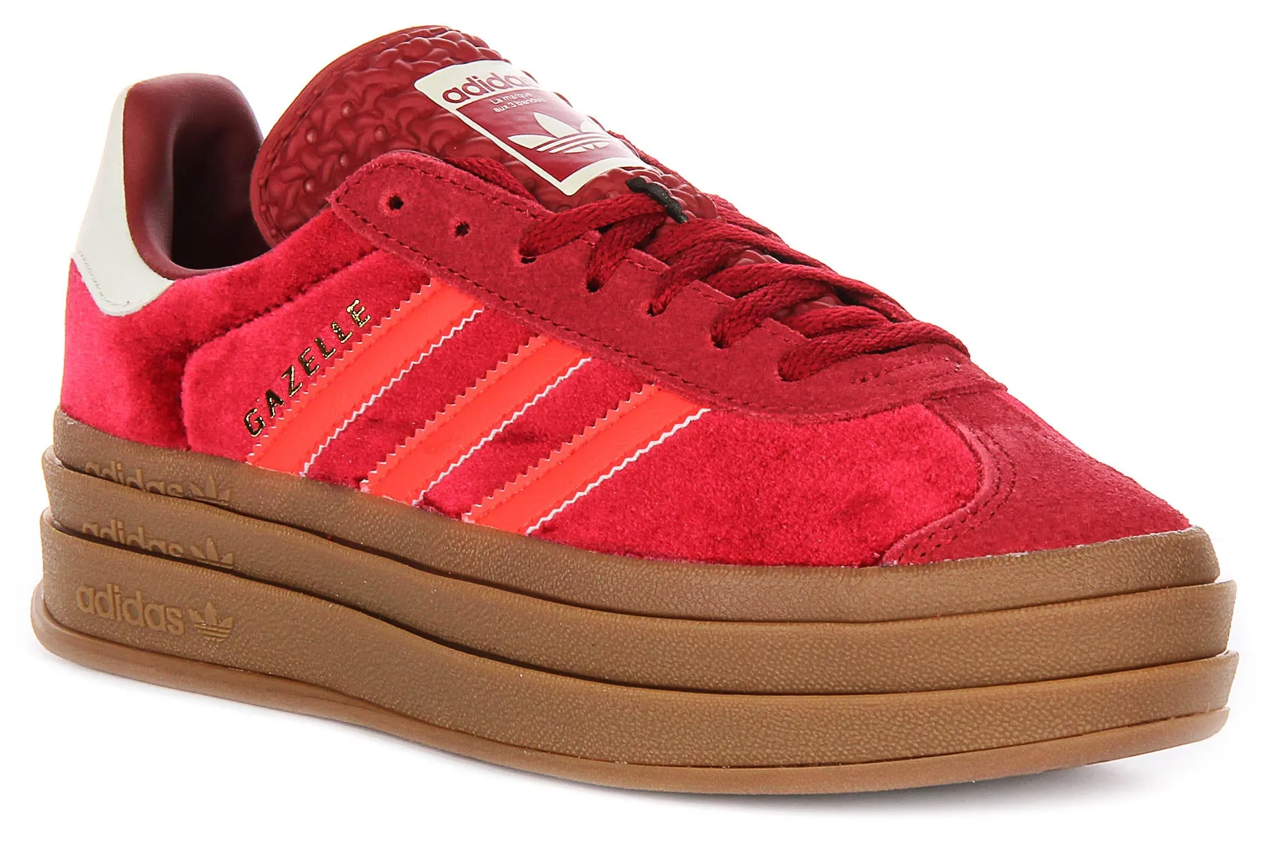 Adidas Gazelle Bold W In Red For Women Shoes Adidas
