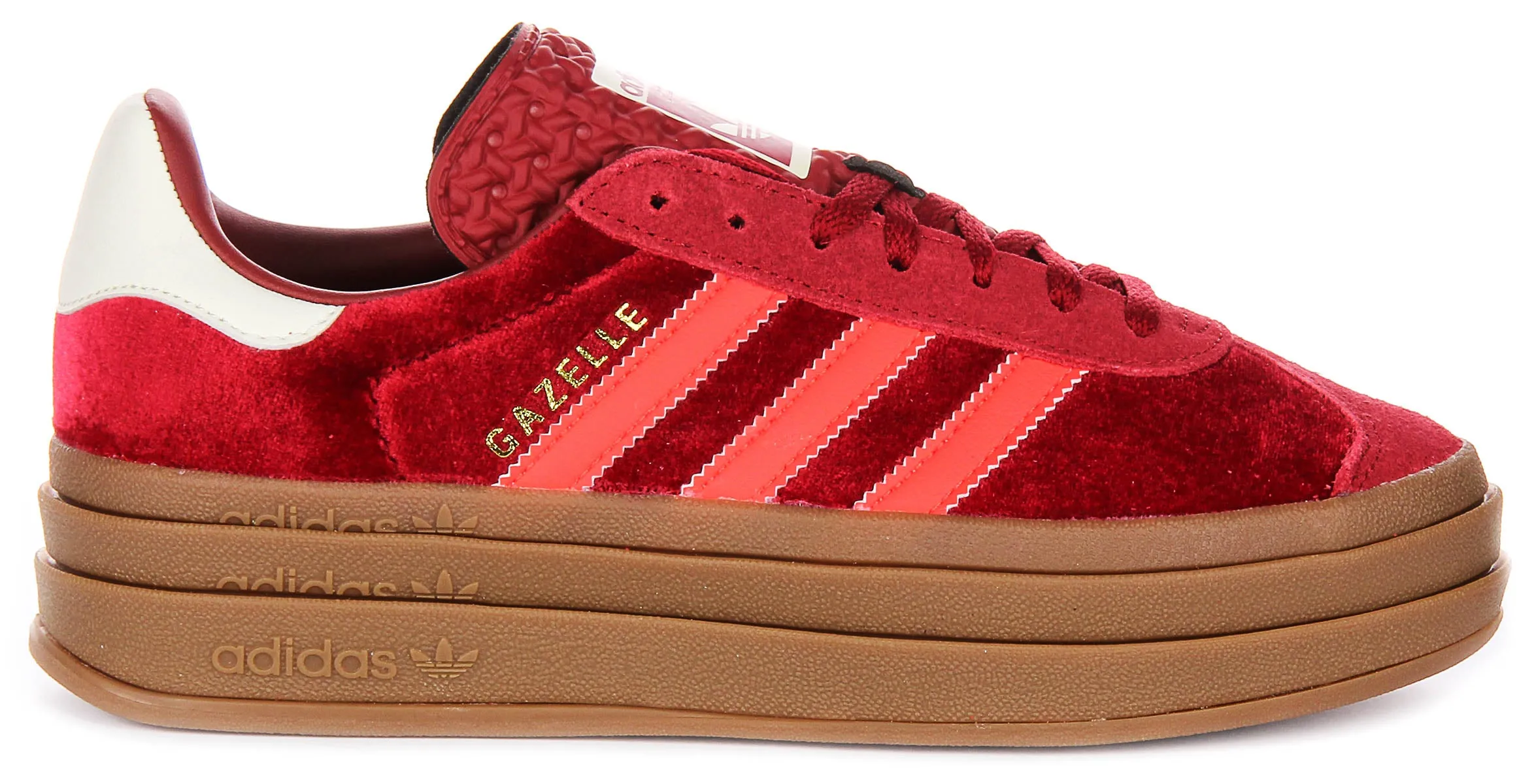Adidas Gazelle Bold W In Red For Women Shoes Adidas