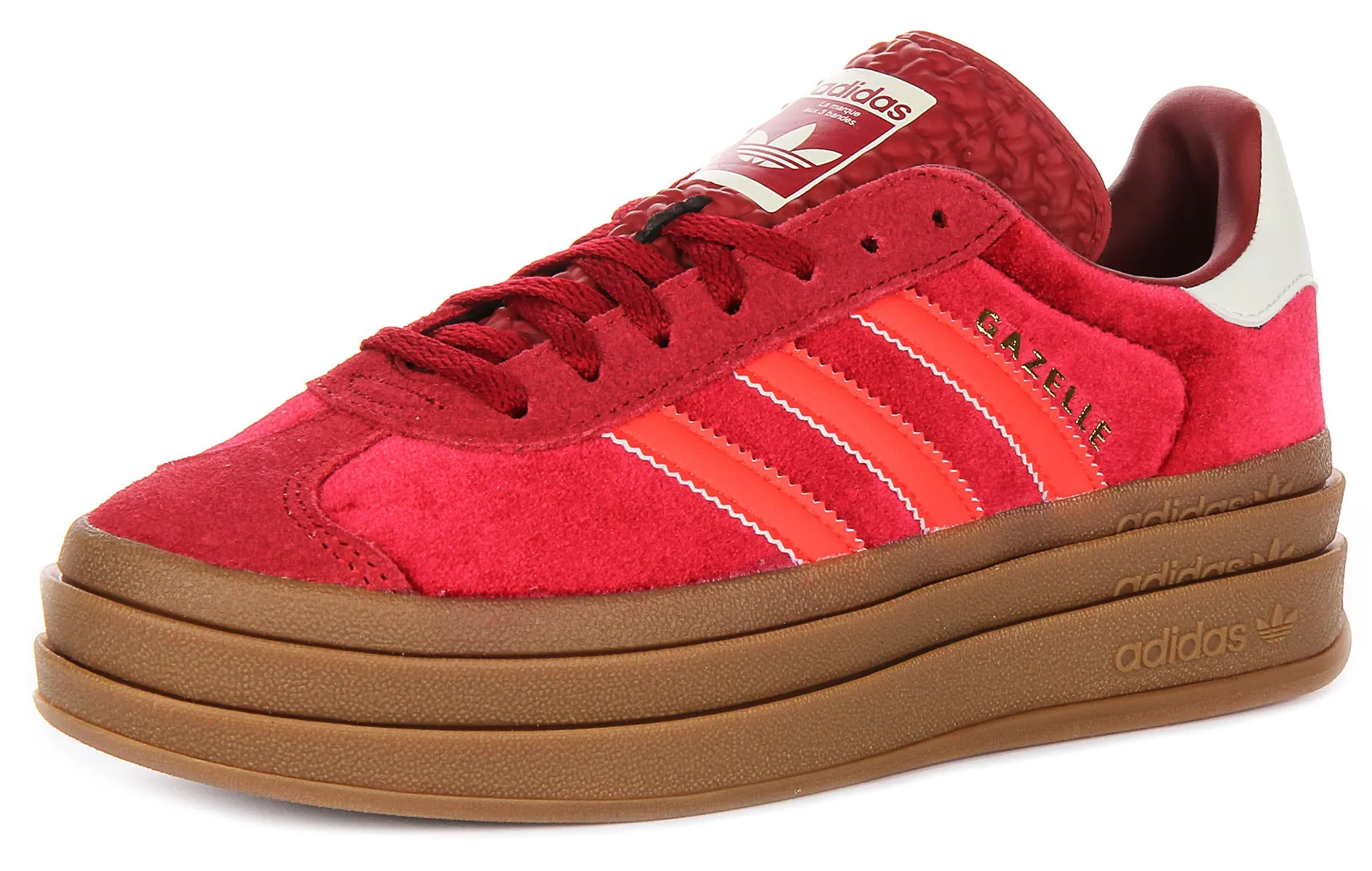 Adidas Gazelle Bold W In Red For Women Shoes Adidas