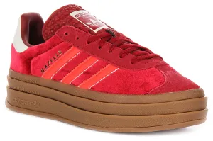 Adidas Gazelle Bold W In Red For Women Shoes Adidas