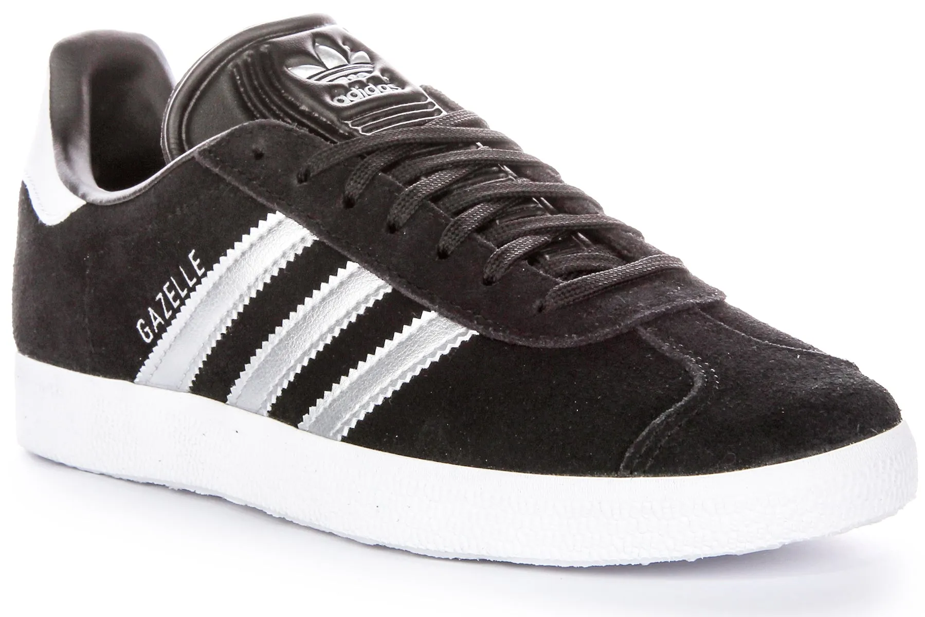Adidas Gazelle In Black Silver For Women Shoes Adidas