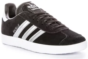 Adidas Gazelle In Black Silver For Women Shoes Adidas