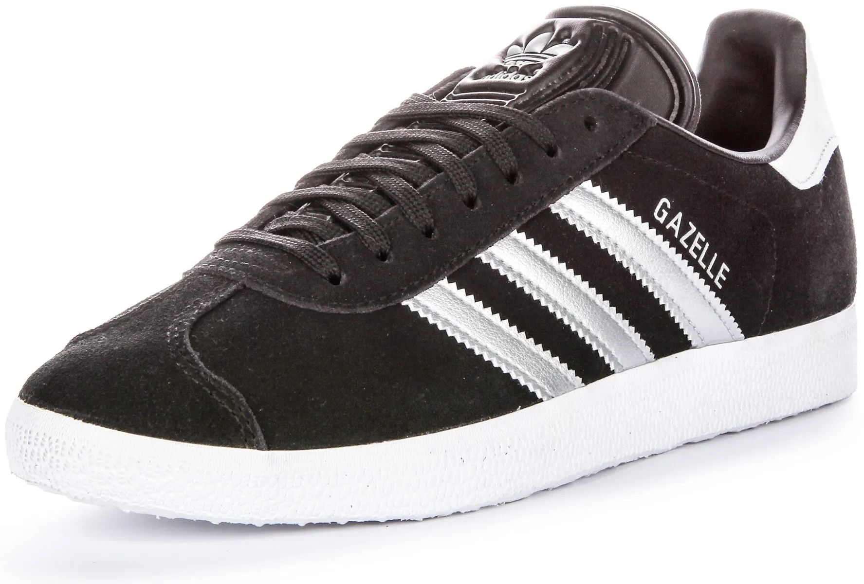 Adidas Gazelle In Black Silver For Women Shoes Adidas