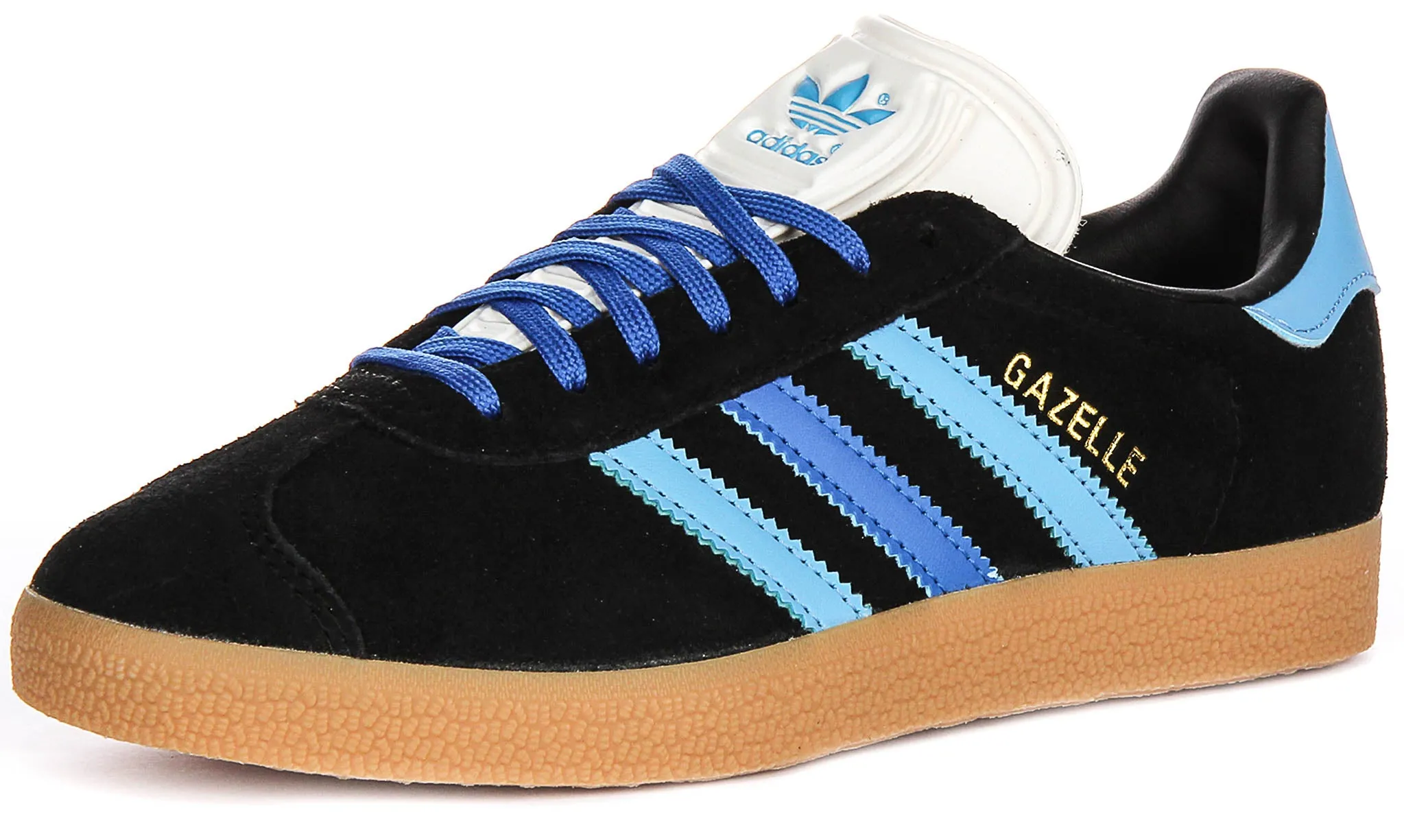 Adidas Gazelle W In Black Blue For Women Shoes Adidas