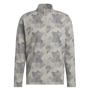 adidas Go-To Printed 1/4-Zip Golf Mid Layer IK3019