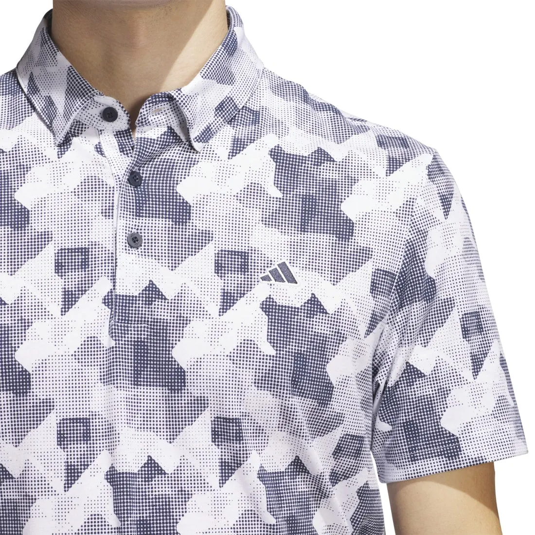 adidas Go-To Printed Golf Polo Shirt JP2366