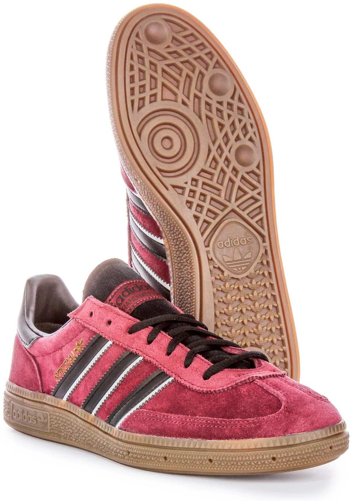 Adidas Handball Spezial In Maroon Black For Men Shoes Adidas