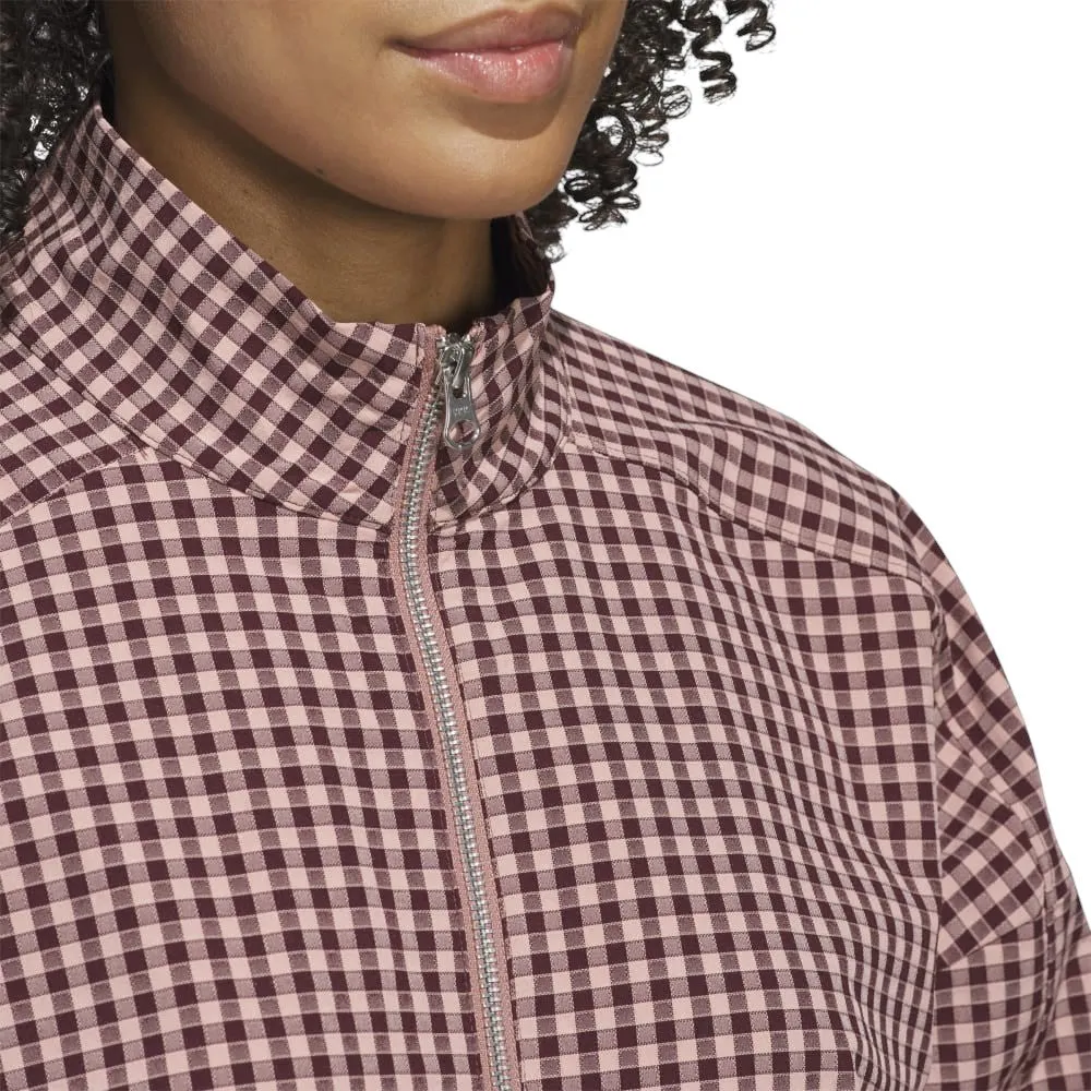 adidas Ladies Ultimate365 Gingham Golf Jacket JE9947