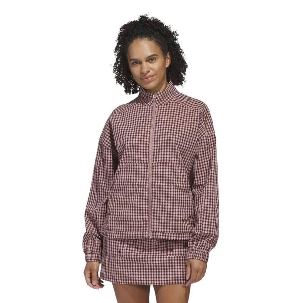 adidas Ladies Ultimate365 Gingham Golf Jacket JE9947