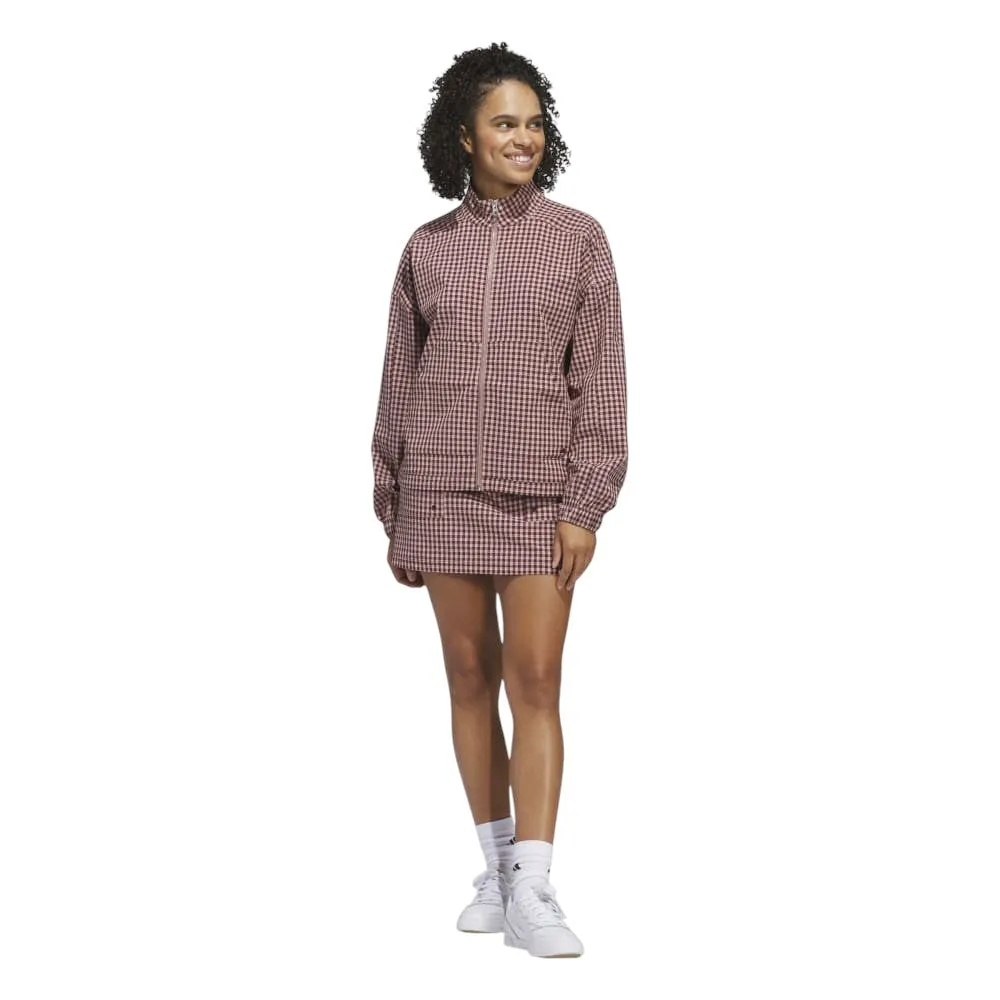adidas Ladies Ultimate365 Gingham Golf Jacket JE9947