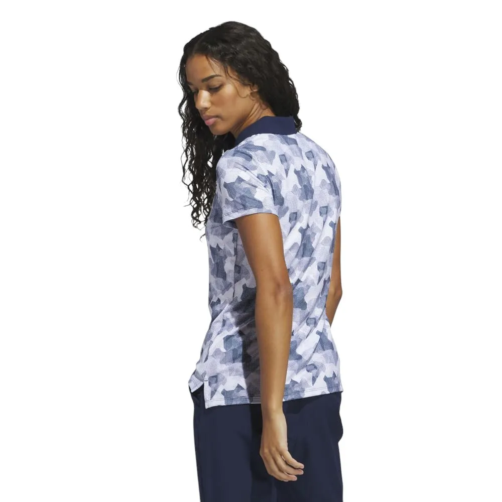 adidas Ladies Ultimate365 Printed Golf Polo Shirt JN3119