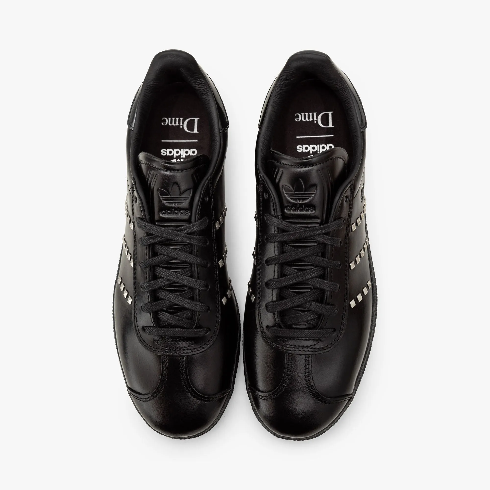 adidas Originals x Dime Gazelle ADV / Core Black / Silver Metallic - Carbon