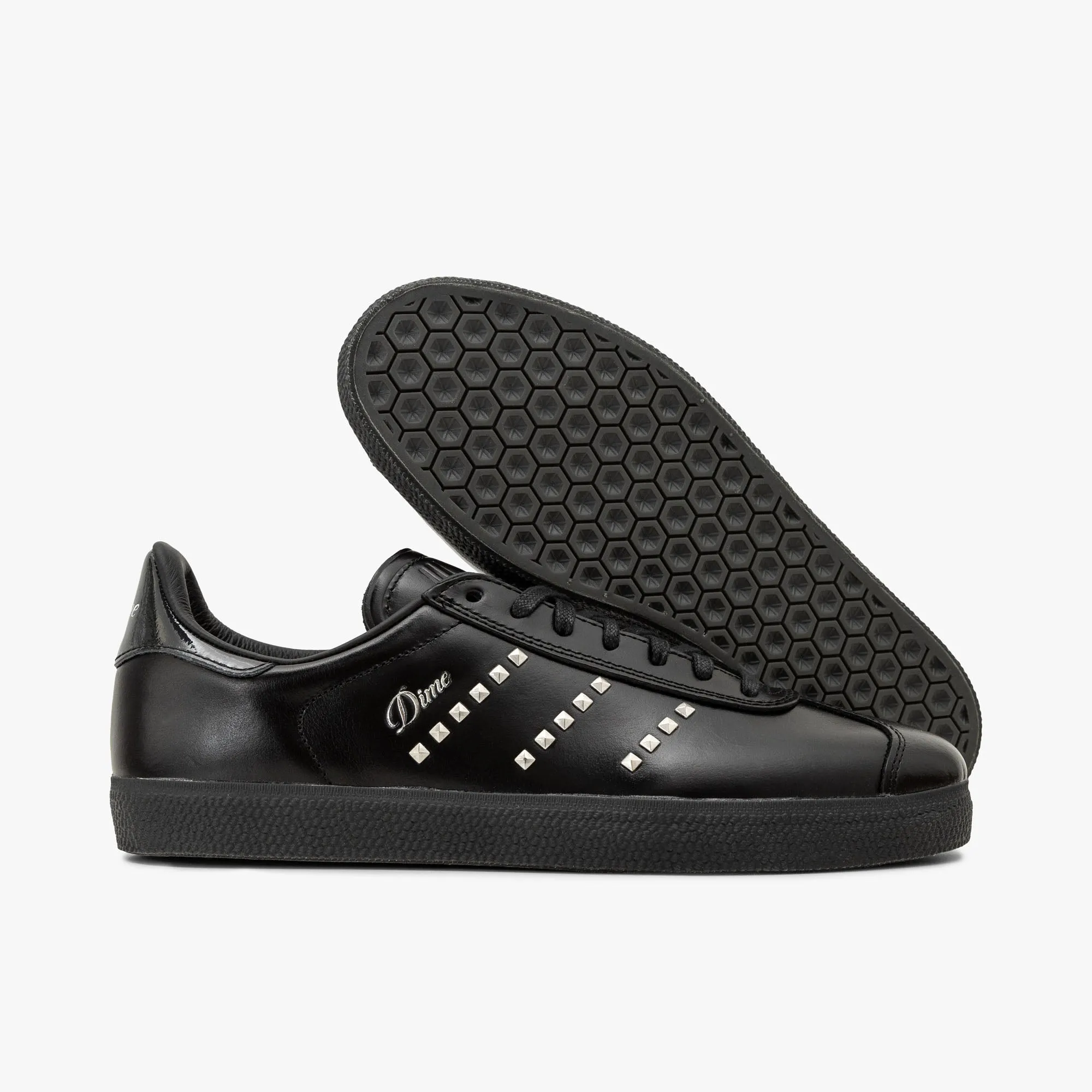 adidas Originals x Dime Gazelle ADV / Core Black / Silver Metallic - Carbon