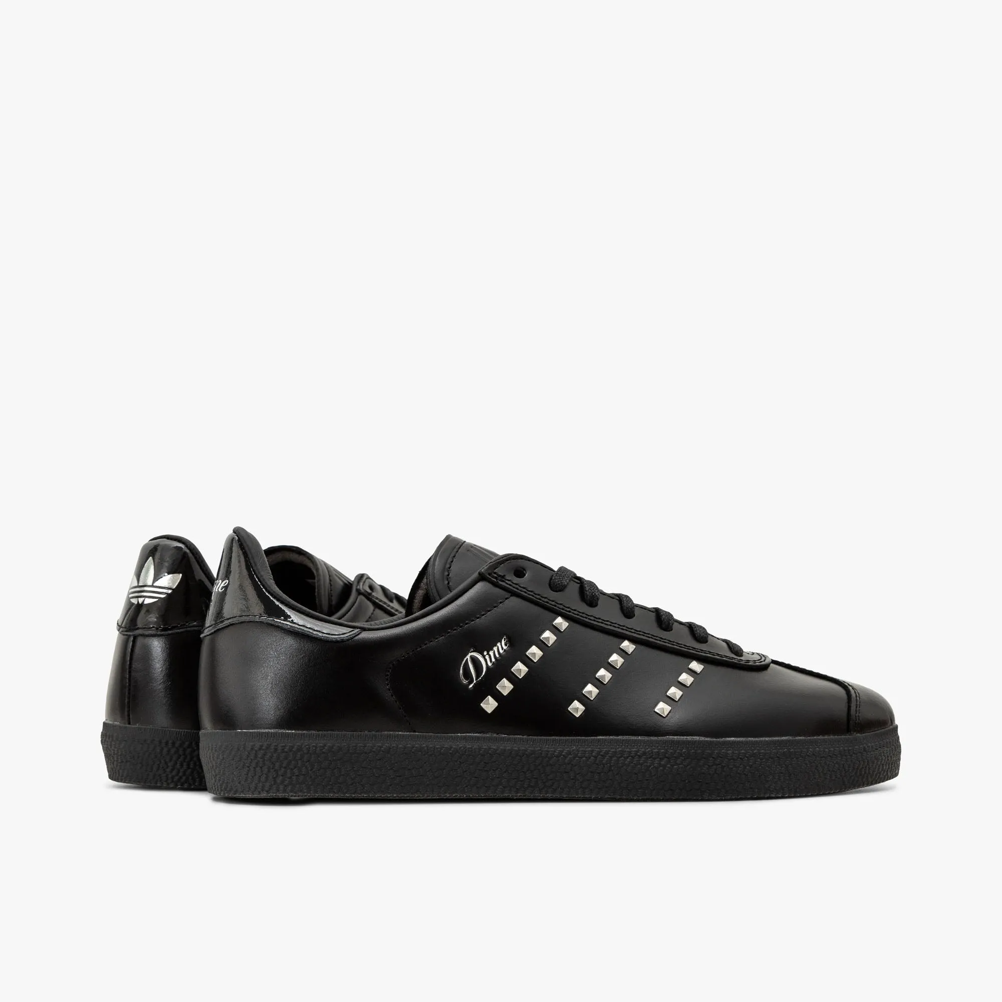 adidas Originals x Dime Gazelle ADV / Core Black / Silver Metallic - Carbon