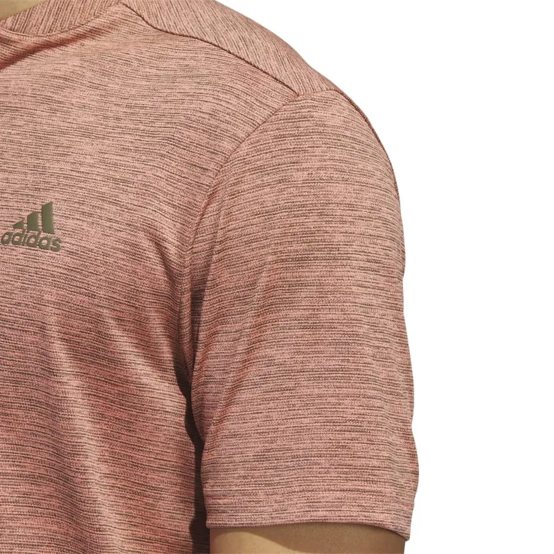 adidas Primegreen Texture Stripe Golf Polo Shirt HR9069