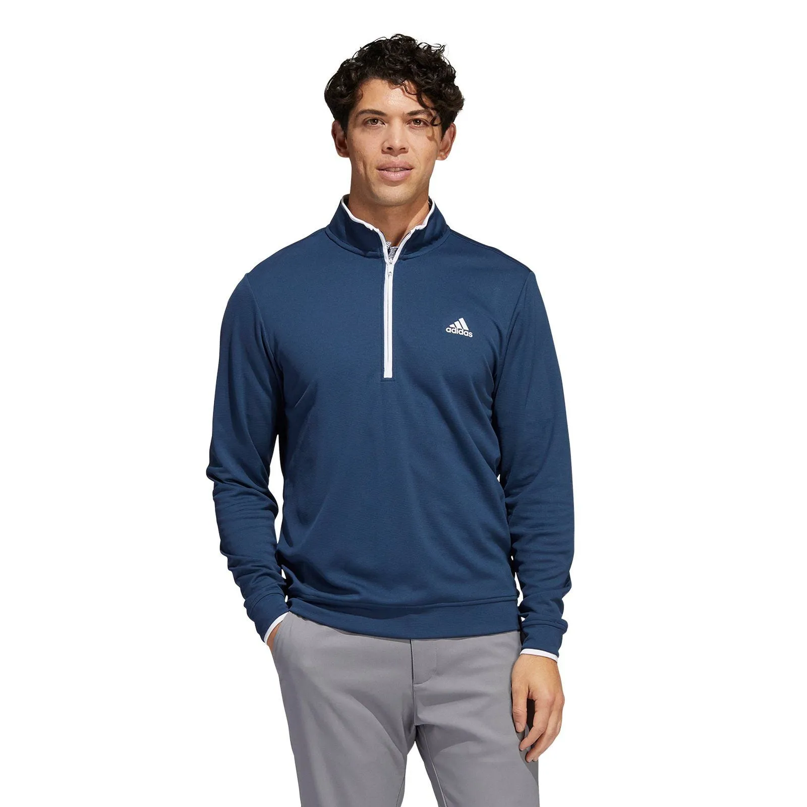 adidas Primegreen UPF Lightweight 1/4 Zip Golf Sweater HF2974