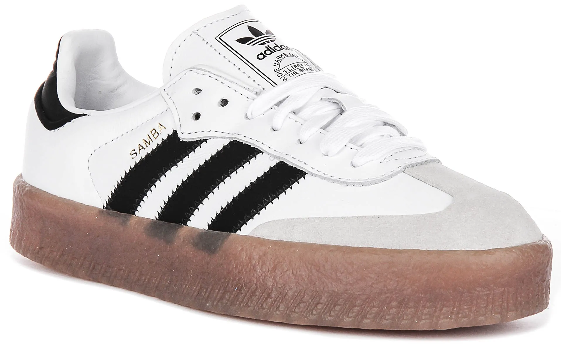 Adidas Sambae In White Black For Women Shoes Adidas