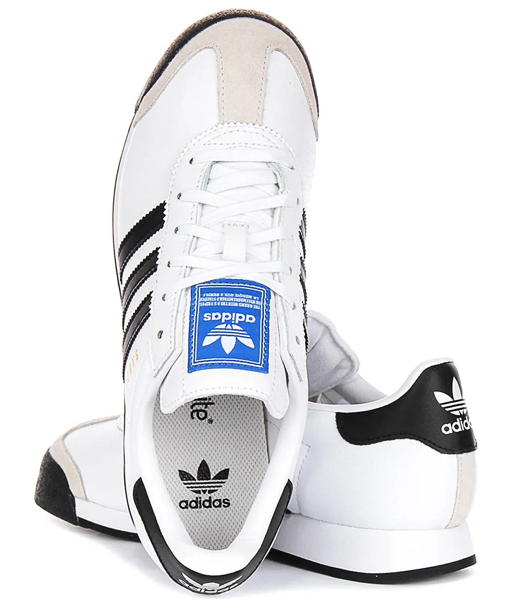 Adidas Samoa In White Black For Youth Shoes Adidas