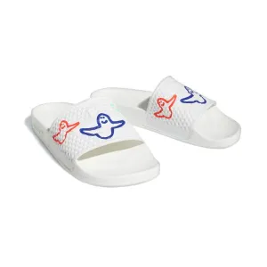 Adidas - Shmoofoil Slides (White/Red) Adidas Shoes