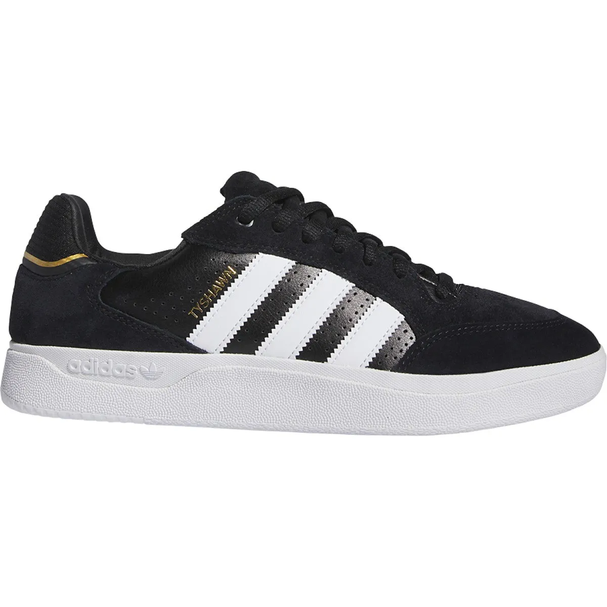 Adidas - Tyshawn Low (Core Black/White/Gold Re-Tooled) Adidas Shoes