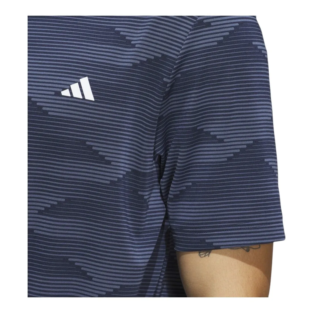 adidas Ultimate 365 Wave Print Golf Polo Shirt JN9136